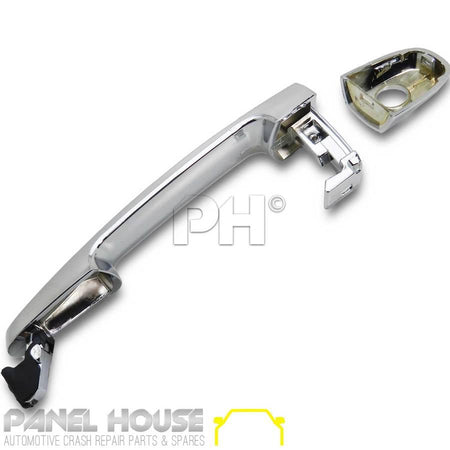 Panel House - Door Handle PAIR Outer Front Chrome Lock Type Fits Toyota Hilux 05 - 15 Ute - 4X4OC™ | 4x4 Offroad Centre