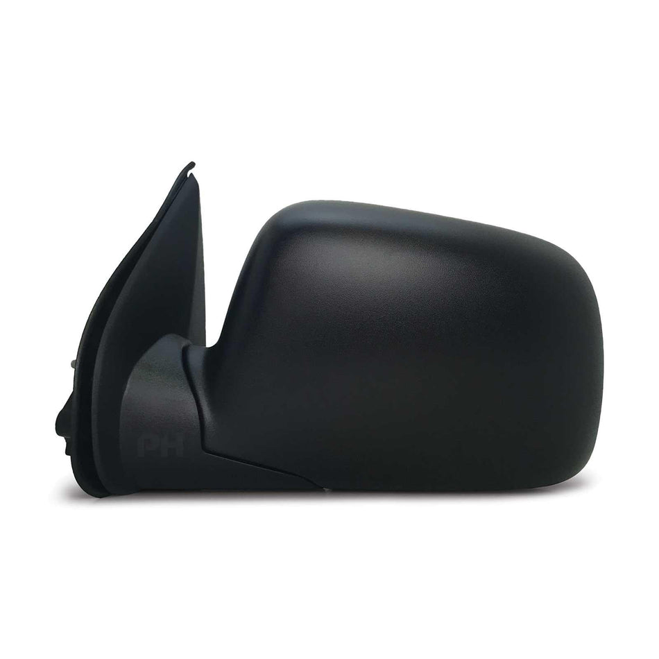 Panel House - Door Mirror Black Manual LEFT Hand Side for Ute Rodeo Colorado DMax LH - 4X4OC™ | 4x4 Offroad Centre