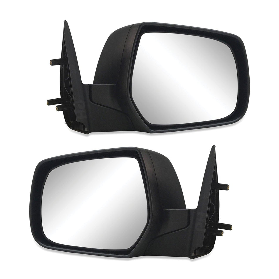 Panel House - Door Mirror Black Manual Pair RH & LH to suit Mazda BT50 06 - 11 & Ford Ranger PJ PK 06 - 11 - 4X4OC™ | 4x4 Offroad Centre