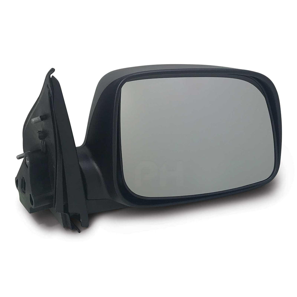 Panel House - Door Mirror Black Manual RIGHT Hand Side for Ute Rodeo Colorado DMax RH - 4X4OC™ | 4x4 Offroad Centre