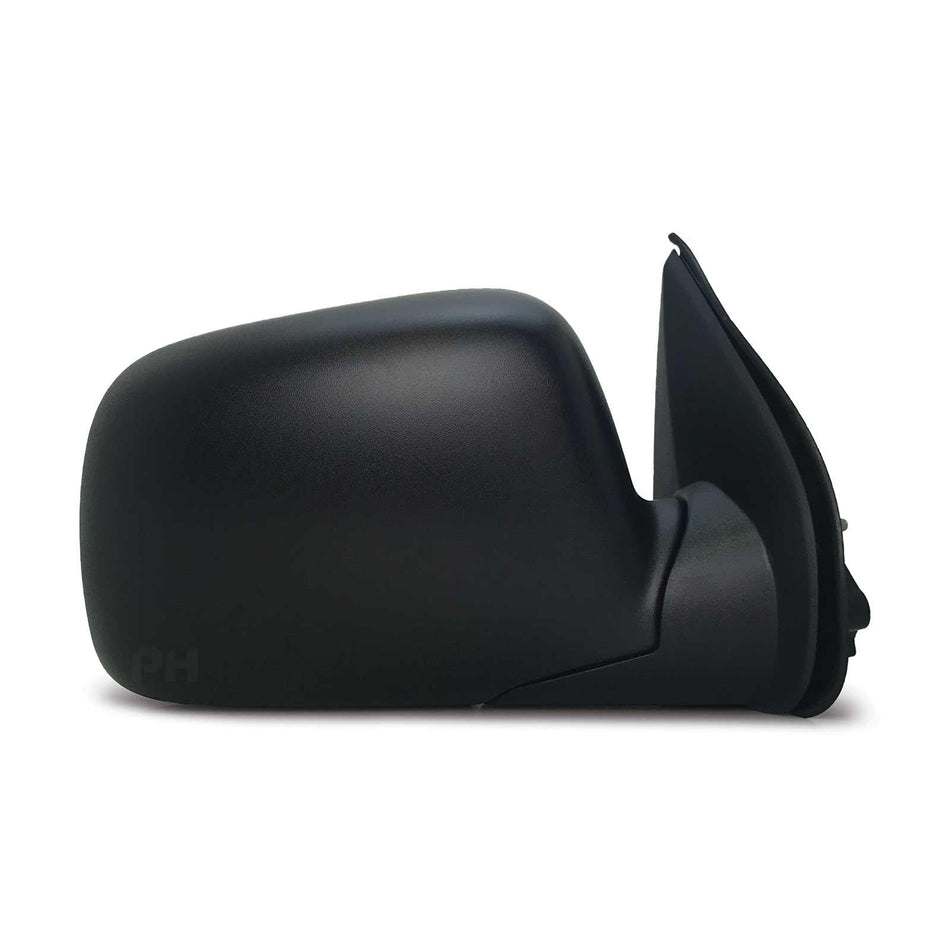 Panel House - Door Mirror Black Manual RIGHT Hand Side for Ute Rodeo Colorado DMax RH - 4X4OC™ | 4x4 Offroad Centre