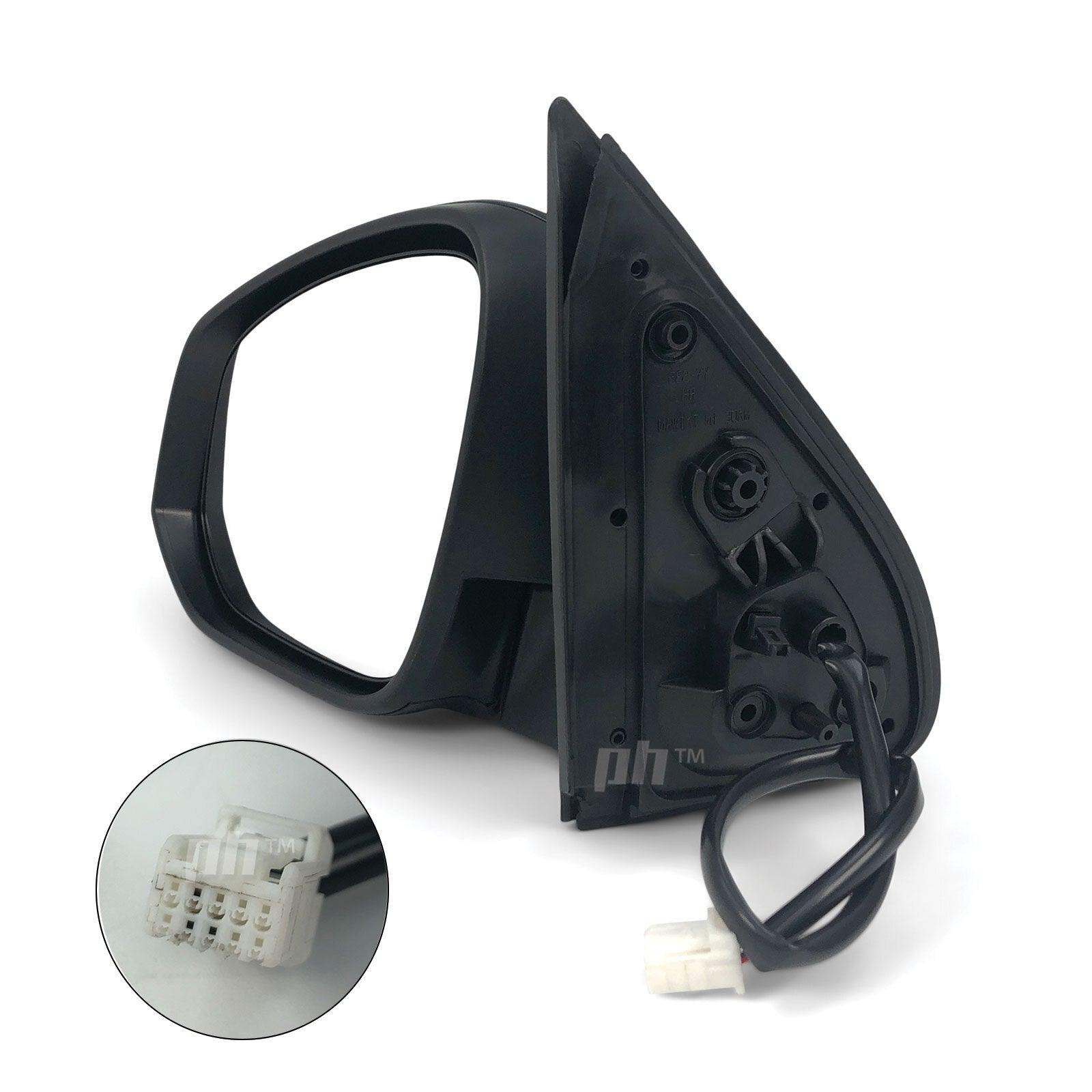 Panel House - Door Mirror LEFT Black Electric Fits Toyota Hilux N80 2015 - 2021 Workmate 2WD - 4X4OC™ | 4x4 Offroad Centre