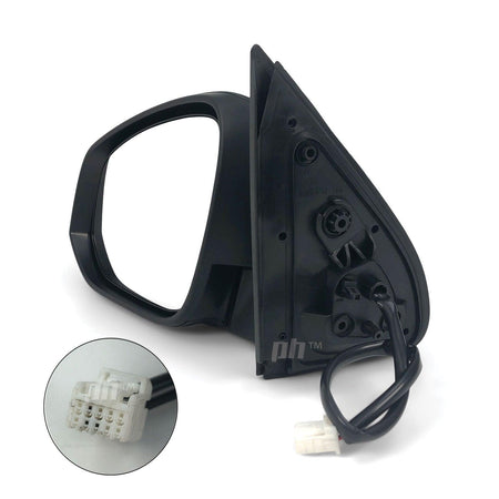 Panel House - Door Mirror LEFT Black Electric Fits Toyota Hilux N80 2015 - 2021 Workmate 2WD - 4X4OC™ | 4x4 Offroad Centre