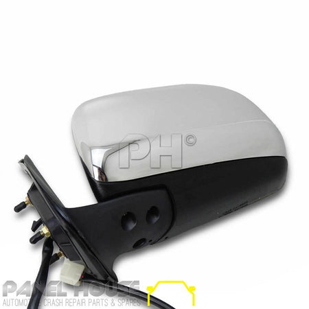 Panel House - Door Mirror LEFT Chrome Electric Fits Toyota Hilux 2005 - 06 - 2010 - 4X4OC™ | 4x4 Offroad Centre