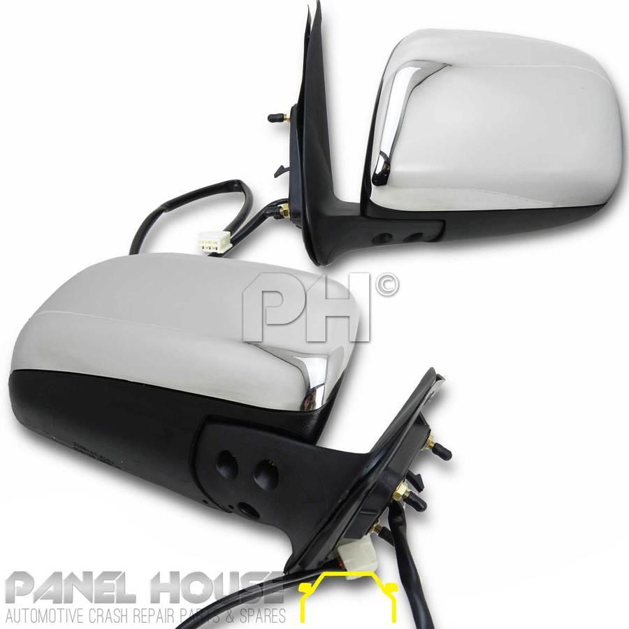 Panel House - Door Mirror PAIR Power Electric Fits Toyota Hilux 2005 - 06 - 2010 - 4X4OC™ | 4x4 Offroad Centre