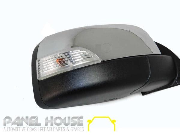 Panel House - Door Mirror RIGHT Chrome Electric AUTOFOLD fits Ford Ranger PX Ute 11 - 19 - 4X4OC™ | 4x4 Offroad Centre