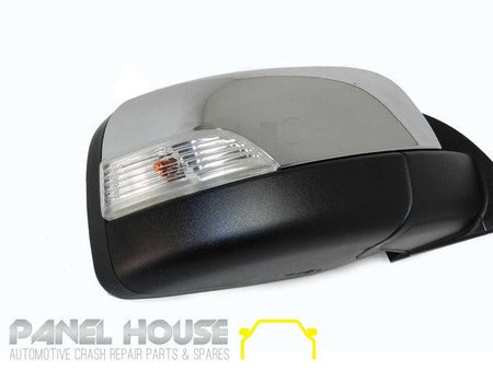 Panel House - Door Mirror RIGHT Chrome Electric AUTOFOLD fits Ford Ranger PX Ute 11 - 19 - 4X4OC™ | 4x4 Offroad Centre