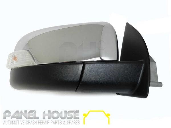 Panel House - Door Mirror RIGHT Chrome Electric AUTOFOLD fits Ford Ranger PX Ute 11 - 19 - 4X4OC™ | 4x4 Offroad Centre