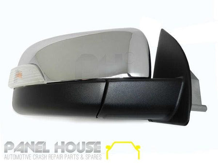Panel House - Door Mirror RIGHT Chrome Electric AUTOFOLD fits Ford Ranger PX Ute 11 - 19 - 4X4OC™ | 4x4 Offroad Centre