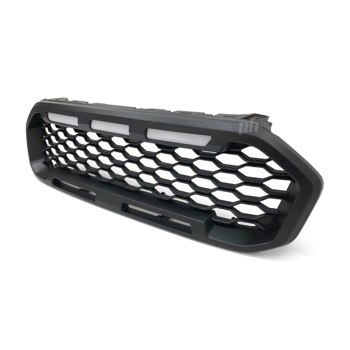 Panel House - Grill Black Edition Mesh LED DRL Style Fits Ford Ranger PX MK3 18 - XL XLS XLT - 4X4OC™ | 4x4 Offroad Centre