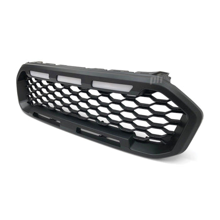 Panel House - Grill Black Edition Mesh LED DRL Style Fits Ford Ranger PX MK3 18 - XL XLS XLT - 4X4OC™ | 4x4 Offroad Centre