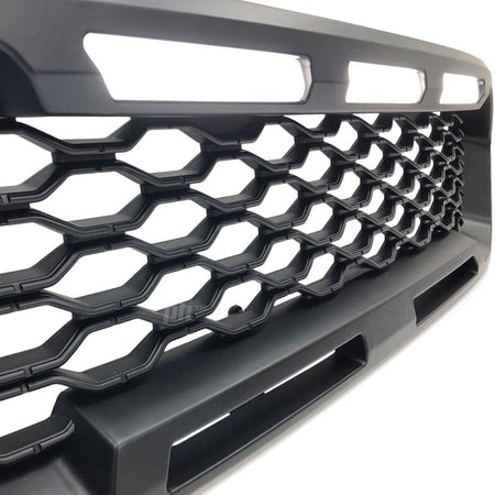 Panel House - Grill Black Edition Mesh LED DRL Style Fits Ford Ranger PX MK3 18 - XL XLS XLT - 4X4OC™ | 4x4 Offroad Centre