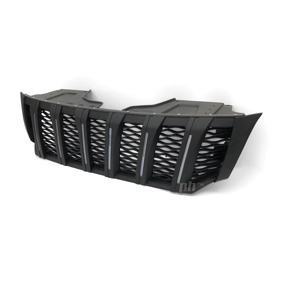 Panel House - Grill Black Edition Vertical LED DRL Style Fits Nissan Navara NP300 D23 15 - 2020 - 4X4OC™ | 4x4 Offroad Centre