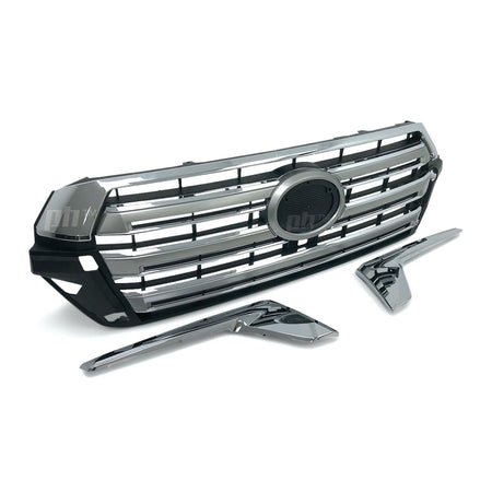 Panel House - Grill Chrome Camera Type Fits Toyota Landcruiser 200 Series 2015 - GXL VX Sahara - 4X4OC™ | 4x4 Offroad Centre