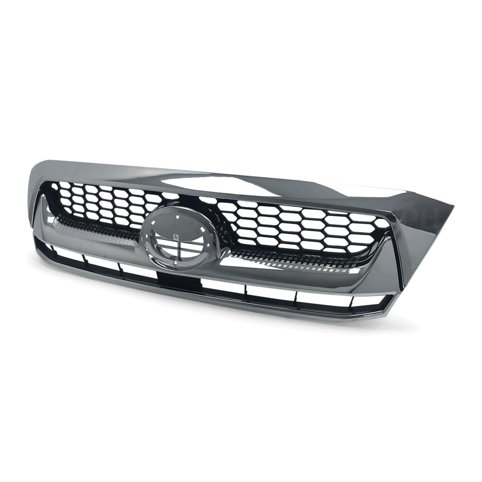 Panel House - Grill FULL CHROME Fits Toyota Hilux Ute 2008 - 2011 SR5 Workmate - 4X4OC™ | 4x4 Offroad Centre