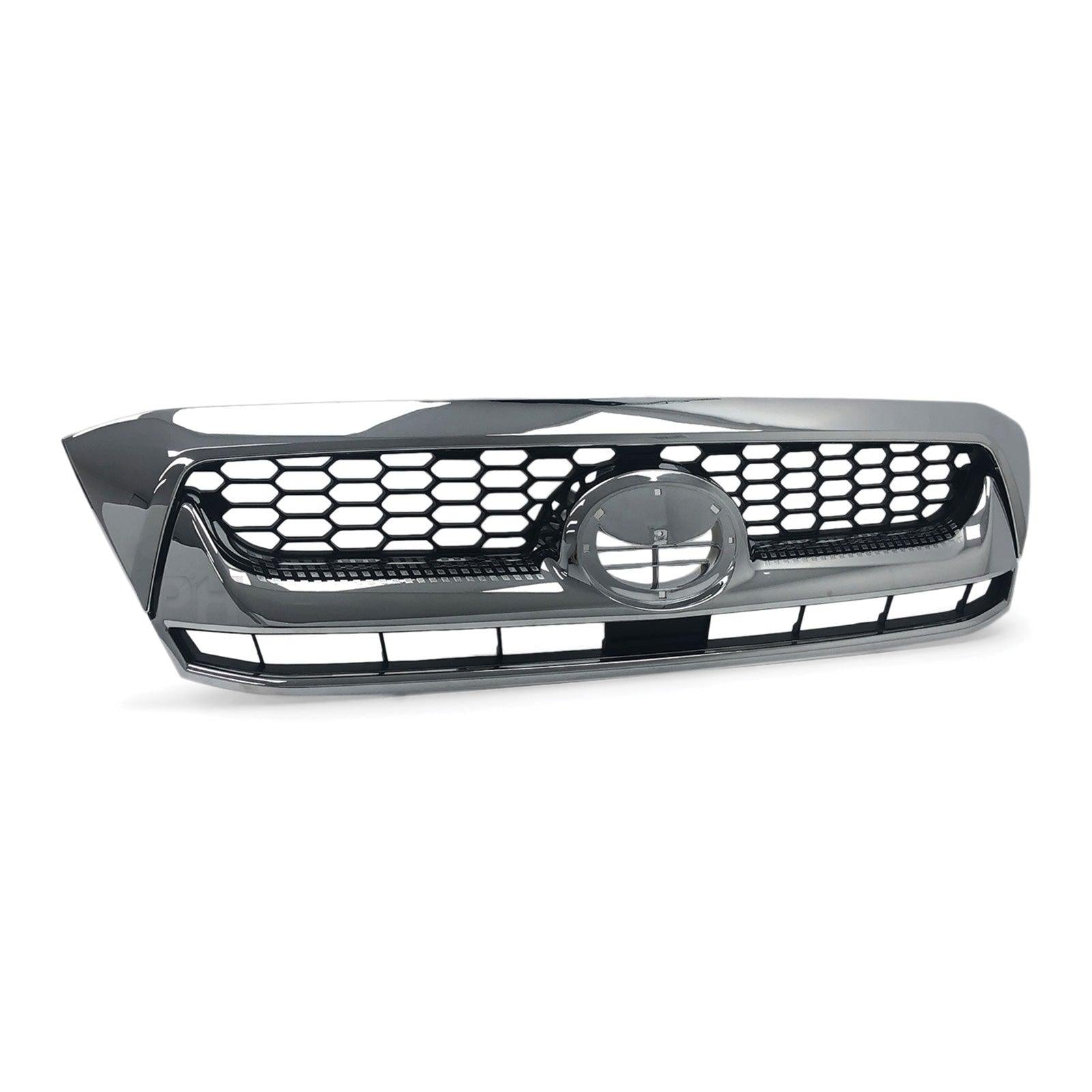 Panel House - Grill FULL CHROME Fits Toyota Hilux Ute 2008 - 2011 SR5 Workmate - 4X4OC™ | 4x4 Offroad Centre