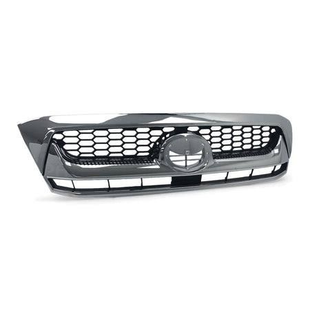 Panel House - Grill FULL CHROME Fits Toyota Hilux Ute 2008 - 2011 SR5 Workmate - 4X4OC™ | 4x4 Offroad Centre