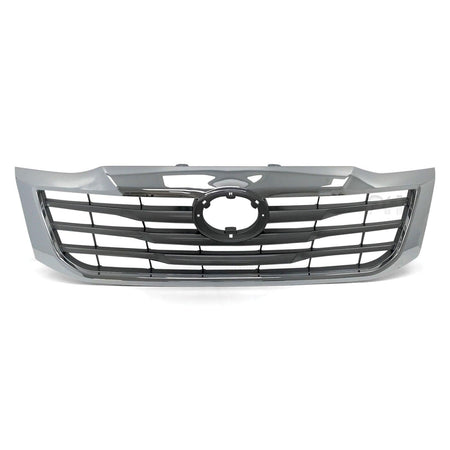 Panel House - Grill Replacement Chrome & Grey Fits Toyota Hilux 2011 - 2015 SR5 - 4X4OC™ | 4x4 Offroad Centre