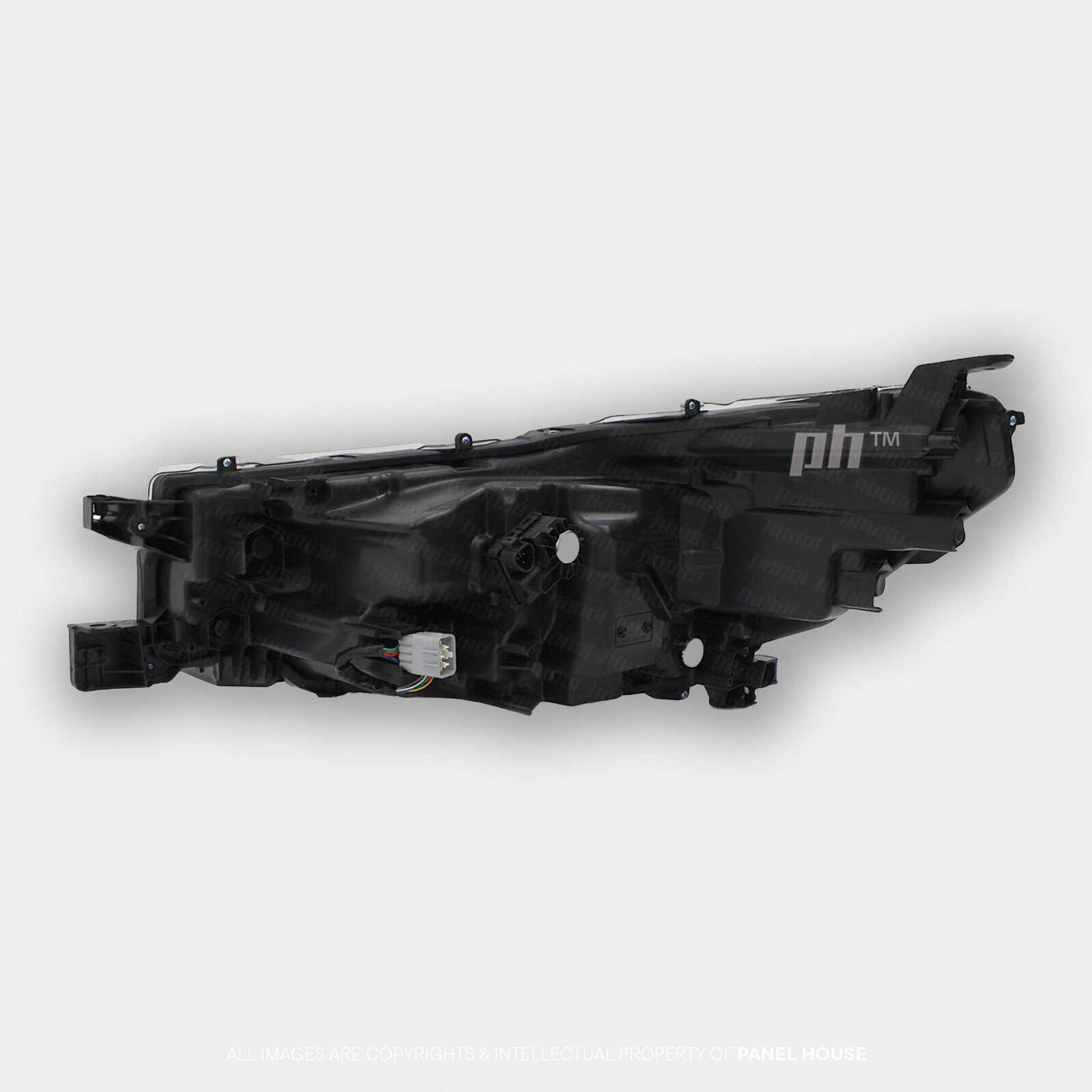 Panel House - Headlight LEFT LED Black Chrome fits Toyota Hilux N80 SR5 06/2020 - 2024 - 4x4 Offroad Centre