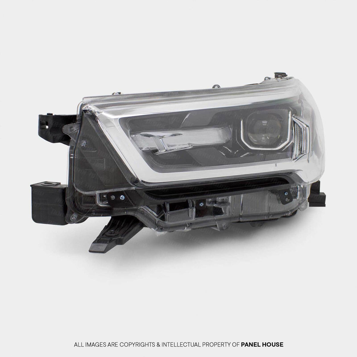 Panel House - Headlight LEFT LED Black Chrome fits Toyota Hilux N80 SR5 06/2020 - 2024 - 4x4 Offroad Centre