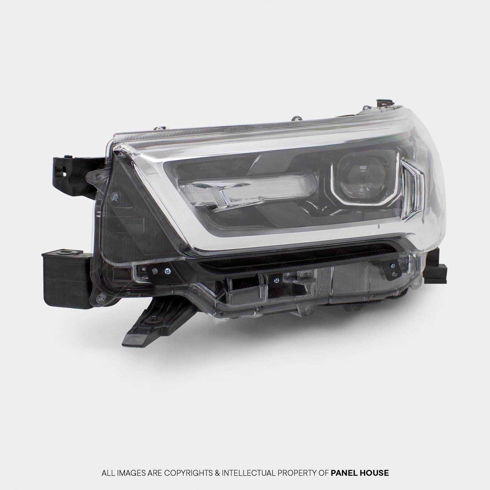 Panel House - Headlight LEFT LED Black Chrome fits Toyota Hilux N80 SR5 06/2020 - 2024 - 4x4 Offroad Centre