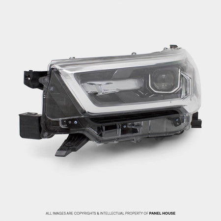Panel House - Headlight LEFT LED Black Chrome fits Toyota Hilux N80 SR5 06/2020 - 2024 - 4x4 Offroad Centre