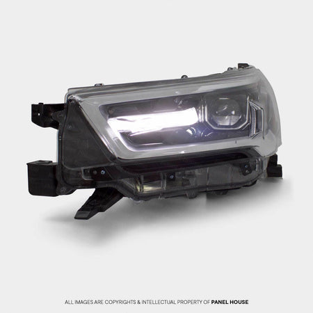 Panel House - Headlight LEFT LED Black Chrome fits Toyota Hilux N80 SR5 06/2020 - 2024 - 4x4 Offroad Centre