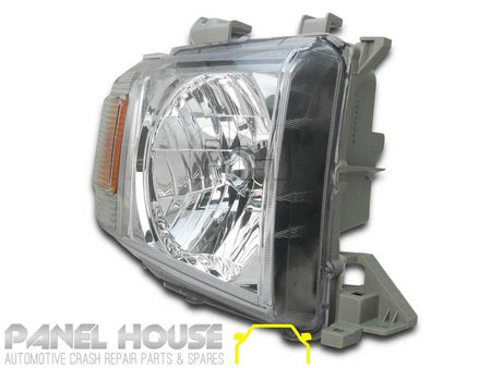 Panel House - Headlight RIGHT Fits Toyota Landcruiser VDJ 76 78 79 Series 07 - Ute Wagon Troopy - 4X4OC™ | 4x4 Offroad Centre