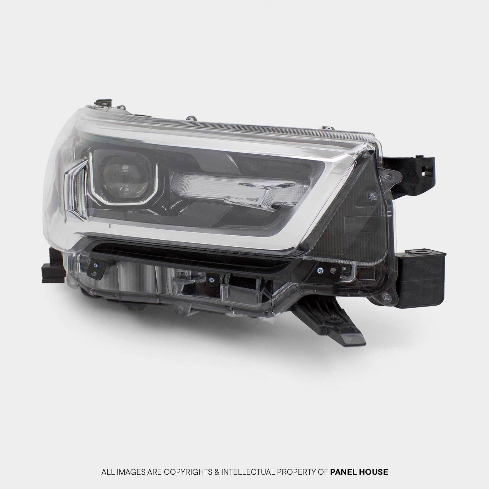 Panel House - Headlight RIGHT LED Black Chrome fits Toyota Hilux N80 SR5 06/2020 - 2024 - 4x4 Offroad Centre