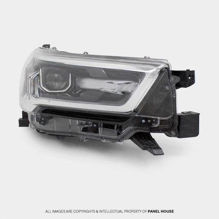 Panel House - Headlight RIGHT LED Black Chrome fits Toyota Hilux N80 SR5 06/2020 - 2024 - 4x4 Offroad Centre