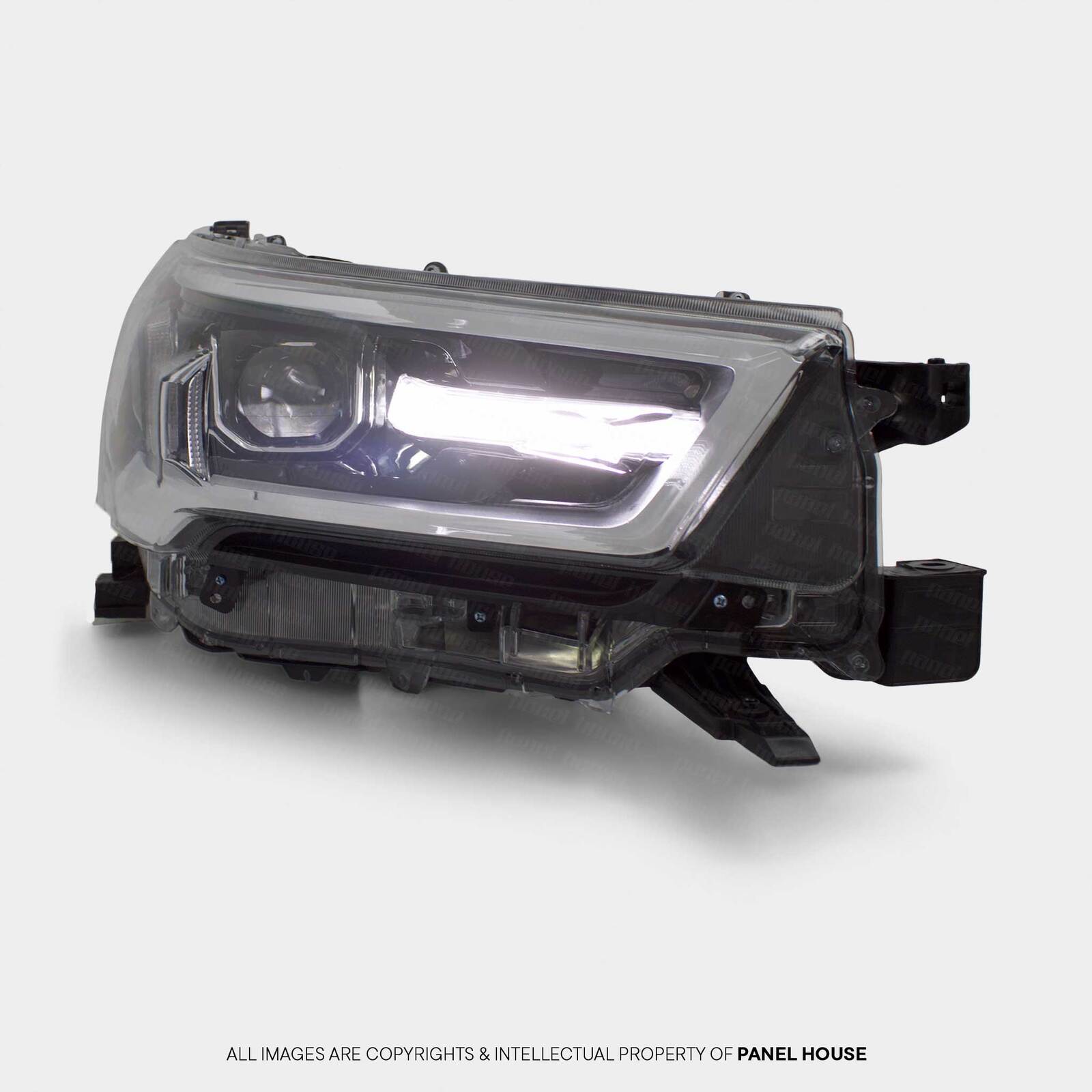 Panel House - Headlight RIGHT LED Black Chrome fits Toyota Hilux N80 SR5 06/2020 - 2024 - 4x4 Offroad Centre