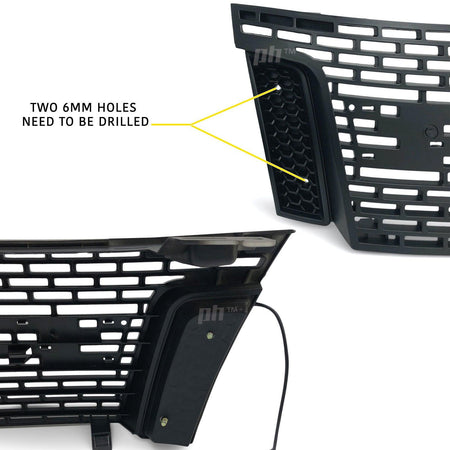 Panel House - LED DRL & Indicator Grill Inserts PAIR Fits Ford Ranger PX1 MK1 XL XLT Wildtrak - 4X4OC™ | 4x4 Offroad Centre