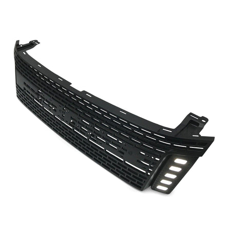 Panel House - LED DRL Mesh Style Upgrade Black Grill BLACK LETTERS Fits Ford Ranger PX1 MK1 XLT XL Wildtrak - 4X4OC™ | 4x4 Offroad Centre