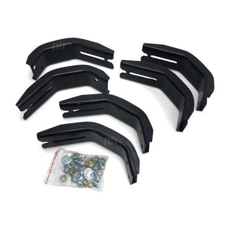 Panel House - Steel Side Steps Black PAIR Heavy Duty fits Nissan Navara D23 NP300 RX DX ST ST - X 15 - 4X4OC™ | 4x4 Offroad Centre