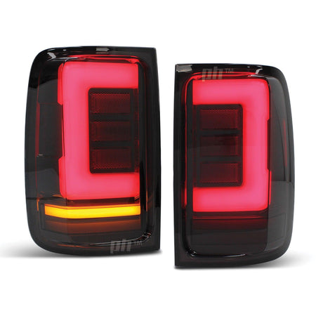 Panel House - Upgrade Black Smoked LED Tail Lights Sequential PAIR fit Volkswagen Amarok 10 - 20 - 4X4OC™ | 4x4 Offroad Centre