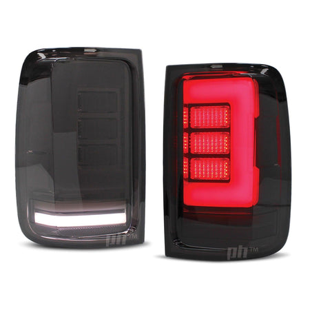 Panel House - Upgrade Black Smoked LED Tail Lights Sequential PAIR fit Volkswagen Amarok 10 - 20 - 4X4OC™ | 4x4 Offroad Centre