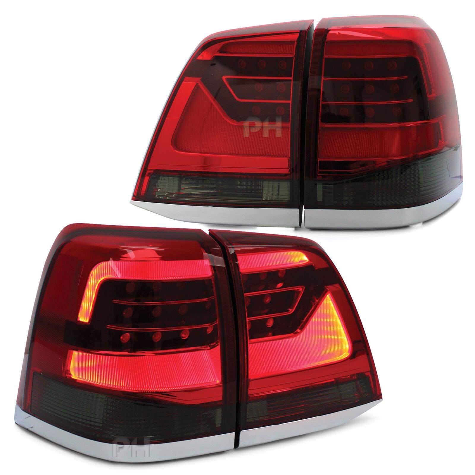 Panel House - Upgrade Smoked Tail Lights LED SET Fits Toyota Landcruiser 200 Series 07 - 15 - 4X4OC™ | 4x4 Offroad Centre