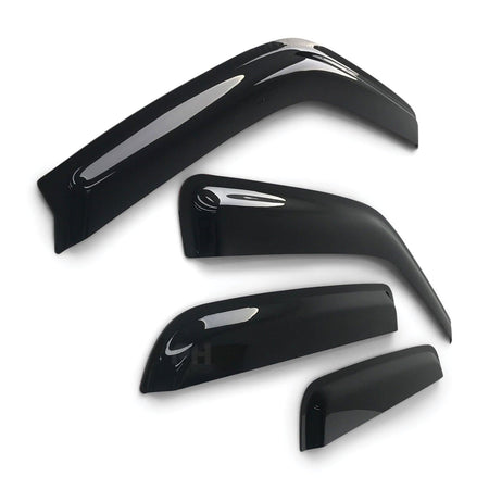 Panel House - Weather Shield Window Visors SET 4 Piece Fits Holden RA Rodeo Dual Cab 03 - 08 - 4X4OC™ | 4x4 Offroad Centre