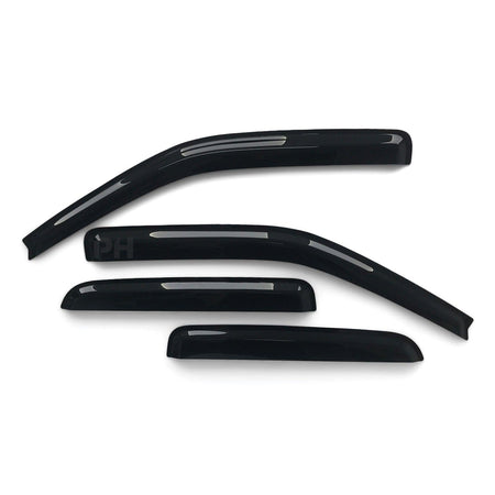 Panel House - Weather Shield Window Visors SET 4 Piece Fits Holden RA Rodeo Dual Cab 03 - 08 - 4X4OC™ | 4x4 Offroad Centre