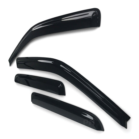 Panel House - Weather Shield Window Visors SET 4 Piece Fits Holden RA Rodeo Dual Cab 03 - 08 - 4X4OC™ | 4x4 Offroad Centre