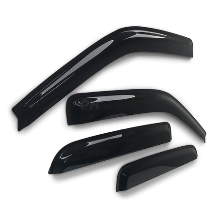 Panel House - Weather Shield Window Visors SET 4 Piece Fits Holden RA Rodeo Dual Cab 03 - 08 - 4X4OC™ | 4x4 Offroad Centre
