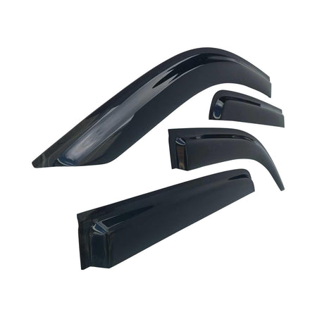 Panel House - Weather Shield Window Visors SET 4 Piece Fits Isuzu DMax D - Max Dual Cab 12 - 20 - 4X4OC™ | 4x4 Offroad Centre