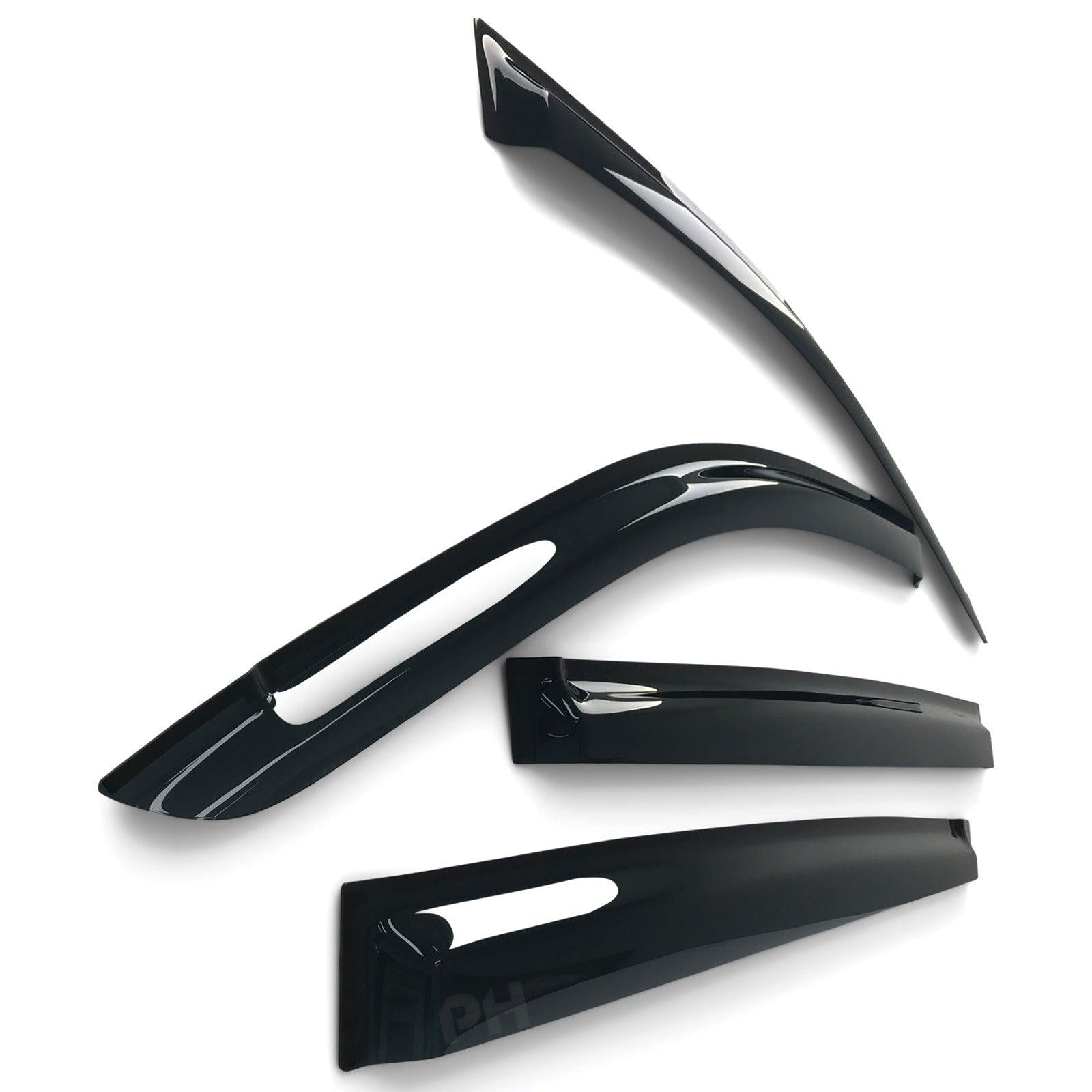 Panel House - Weather Shield Window Visors SET 4 Piece Fits Mitsubishi Triton ML MN 06 - 15 - 4X4OC™ | 4x4 Offroad Centre