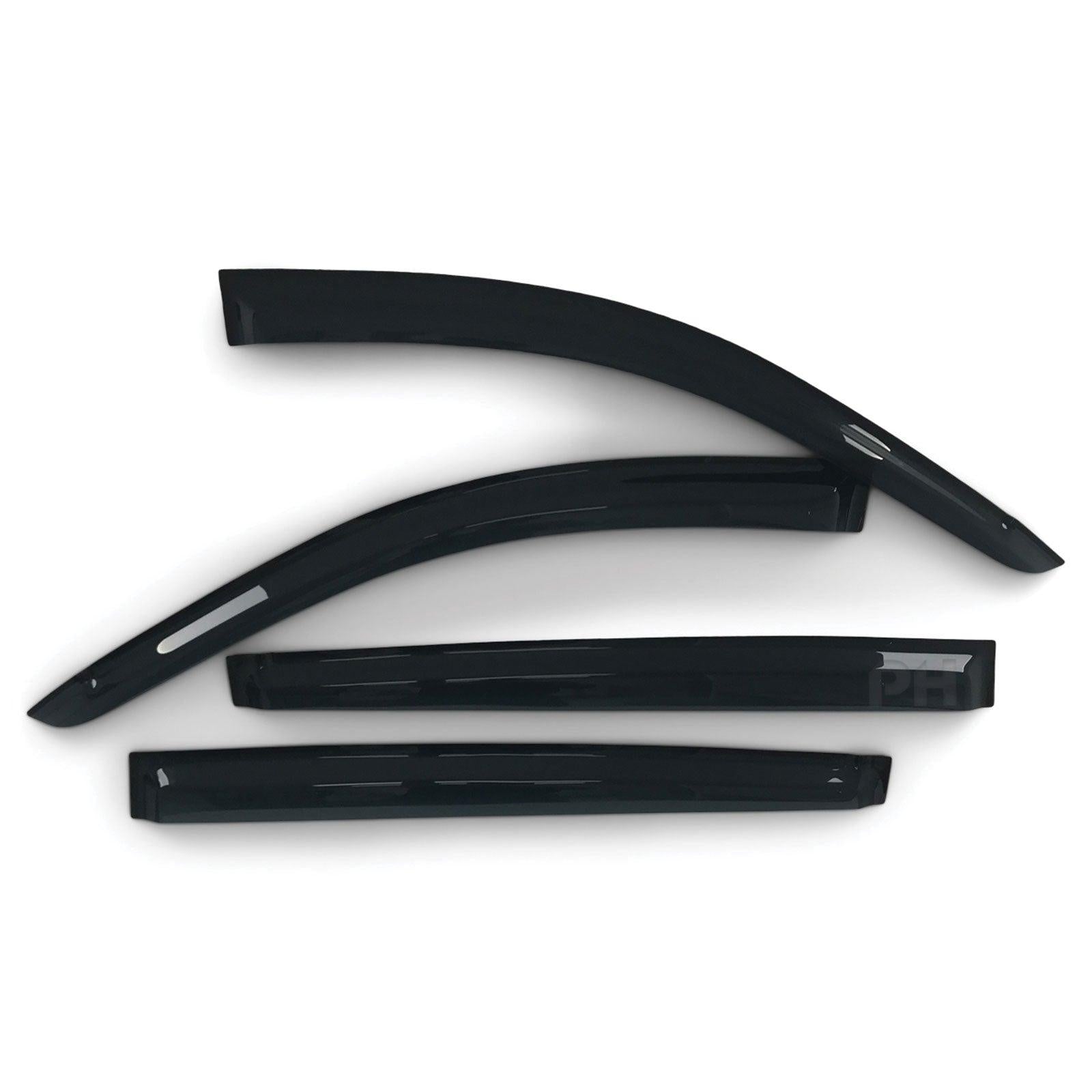Panel House - Weather Shield Window Visors SET 4 Piece Fits Mitsubishi Triton ML MN 06 - 15 - 4X4OC™ | 4x4 Offroad Centre