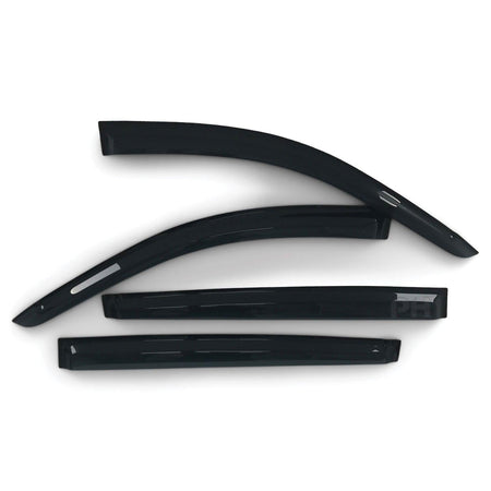 Panel House - Weather Shield Window Visors SET 4 Piece Fits Mitsubishi Triton ML MN 06 - 15 - 4X4OC™ | 4x4 Offroad Centre