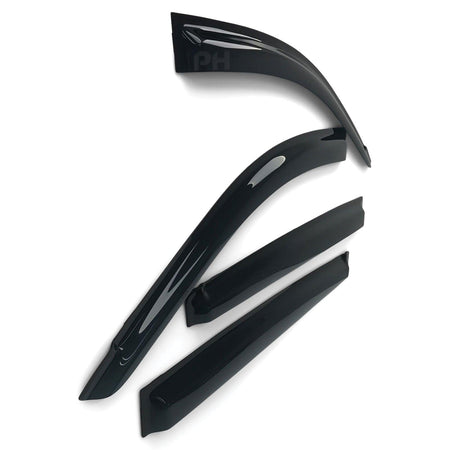 Panel House - Weather Shield Window Visors SET 4 Piece Fits Mitsubishi Triton ML MN 06 - 15 - 4X4OC™ | 4x4 Offroad Centre