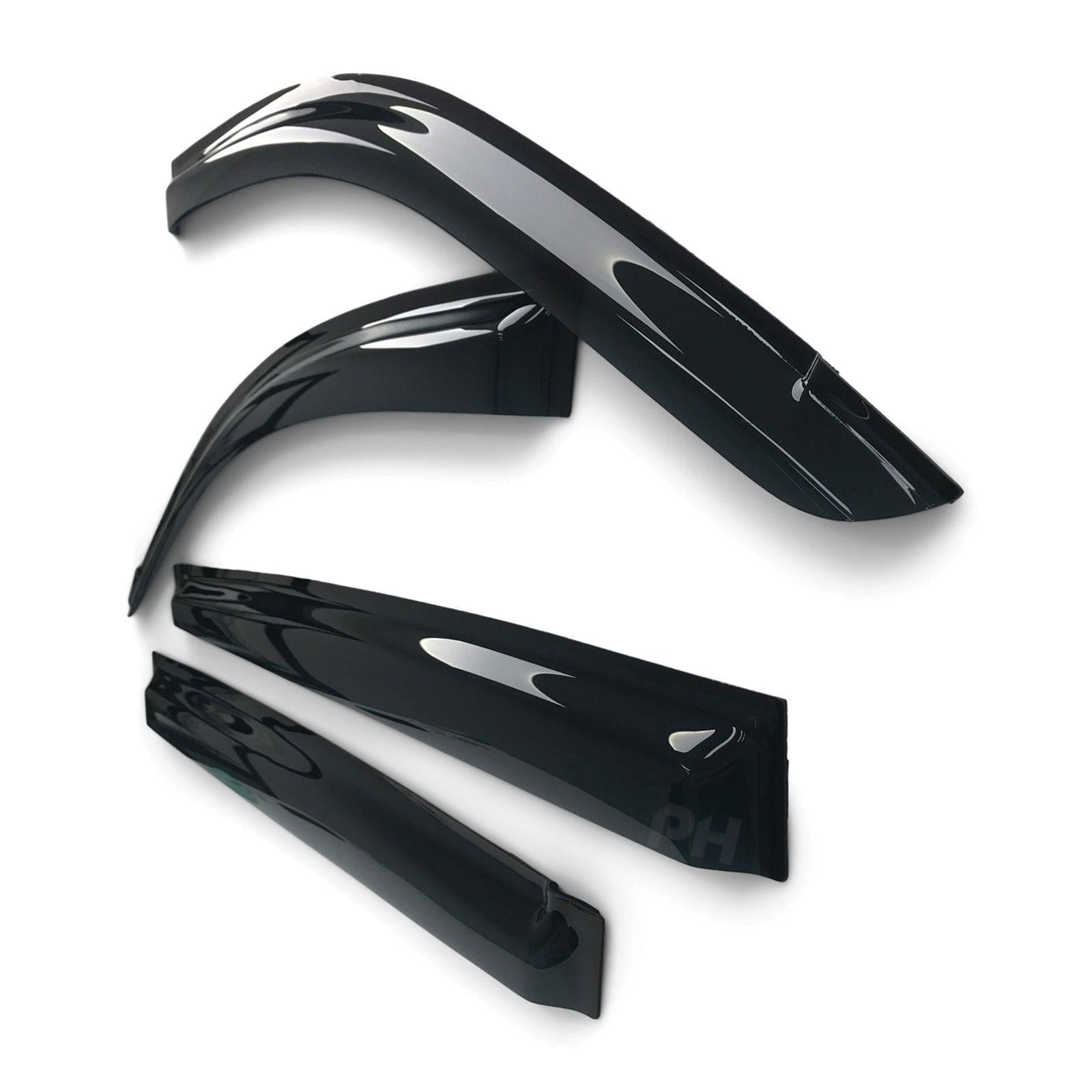 Panel House - Weather Shield Window Visors SET 4 Piece Fits Mitsubishi Triton ML MN 06 - 15 - 4X4OC™ | 4x4 Offroad Centre