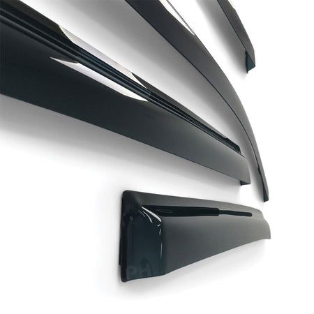 Panel House - Weather Shield Window Visors SET 4 Piece Fits Volkswagen Amarok 2011 - 2020 - 4X4OC™ | 4x4 Offroad Centre