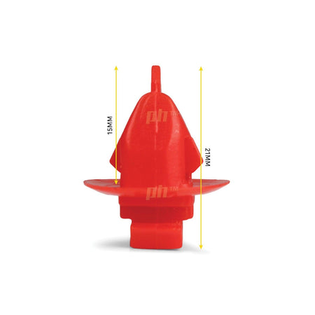 Panel House - Wheel Arch Flare Door Trim Clip RED x10 Fits Hilux SR5 Landcruiser Prado Kluger - 4X4OC™ | 4x4 Offroad Centre