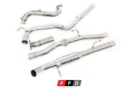 PPD Performance - Isuzu MU - X (2016 - 2021) 3.0L TD Stainless Steel 3' Turbo Back Exhaust (DPF DELETE) - 4X4OC™ | 4x4 Offroad Centre